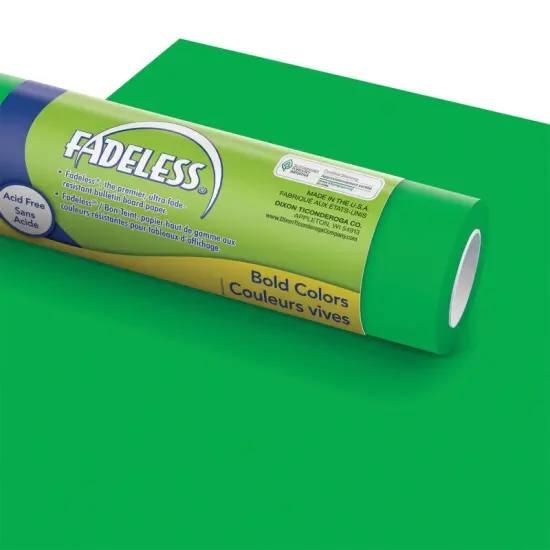 Bulletin Board Art Paper, Apple Green, 48" x 50', 1 Roll {1}