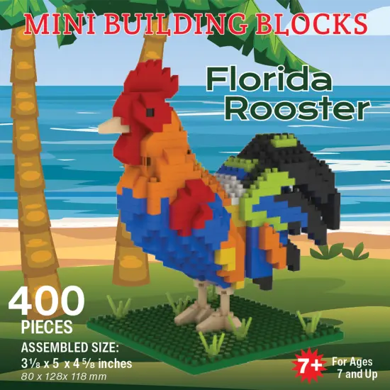 Mini Building Blocks - Florida Rooster {1}