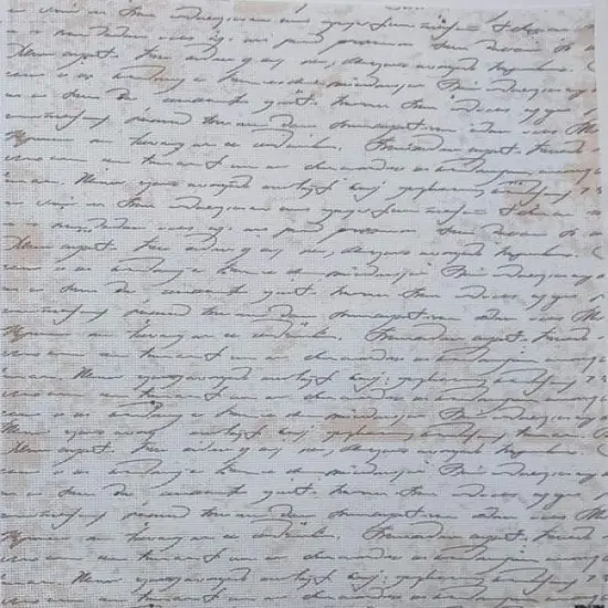 Timeless Words Designer Printed AIDA Fabric. Canvas for embroidery with an applied backgroundKF-1284A {1}