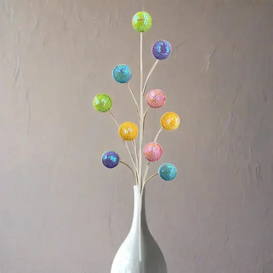27" Sequin Ball Spray: Multi {2}