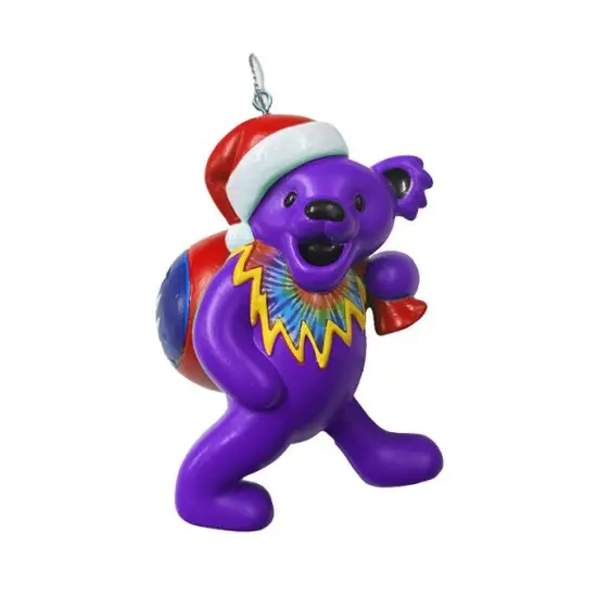 Grateful Dead Bear with Toy Bag Ornament - Blue {5}