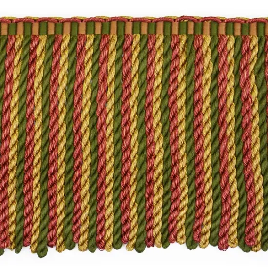 5 yards of Conso 9" Bullion Fringe Trim | 5 yard cut Cranberry Multi {1}
