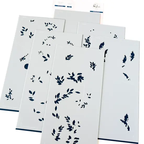 Pinkfresh Studio Stencils 4.25"X5.5" 6/Pkg-Deck The Halls {1}