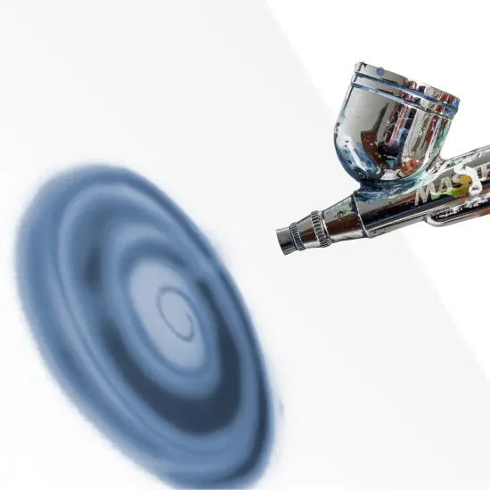 Blue Airbrush Face & Body Water Based Paint for Kids, 8 oz. {3}