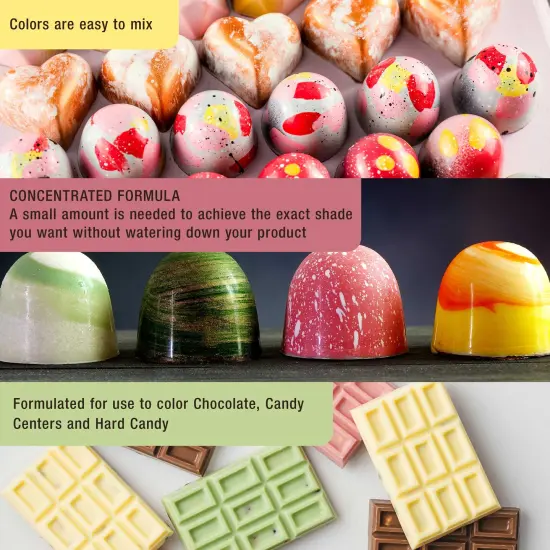 Chefmaster 2-Ounce Liquid Candy Color 8 Color Kit {4}