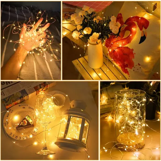 2 Pack 7.2ft Fairy Lights Battery Operated {2}