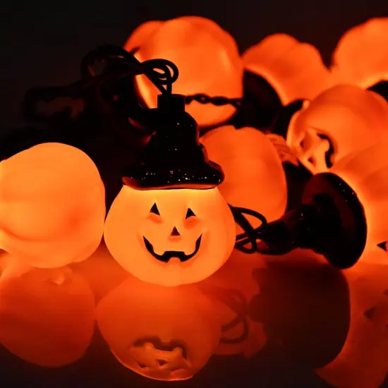 Halloween Pumpkin String Lights - 8.5FT {3}