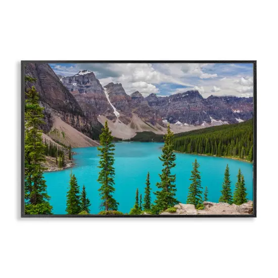 Stupell Industries Vivid Blue Valley Pond Framed Giclee Wall Art Design by Marty Hulsebos {6}