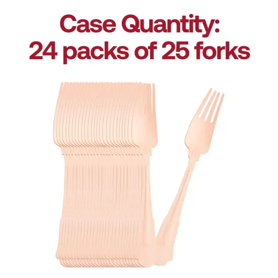 Silhouette Birch Wood Eco Friendly Disposable Dinner Forks (600 Forks) {5}