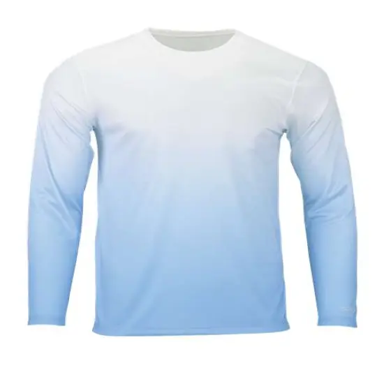 Paragon&reg; Maui Performance Long Sleeve T Shirt Blue Mist {1}