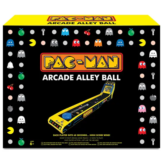 Pac-Man: Arcade Alley-Ball - Premium Series, 3 Foot Track, Lights & Sounds Tabletop Game, LED Scoreboard, Licensed, Adults & Kids 6+, 1-2 Players {3}
