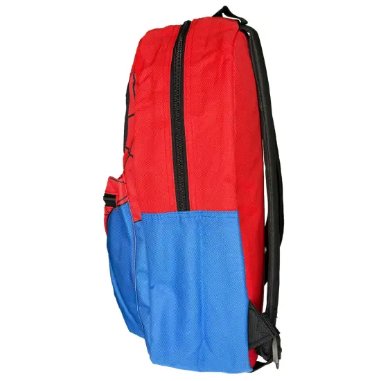 Spiderman Head Nylon Kids Backpack 16" School Bookbag for Girls and Boys ages 3+ {5}