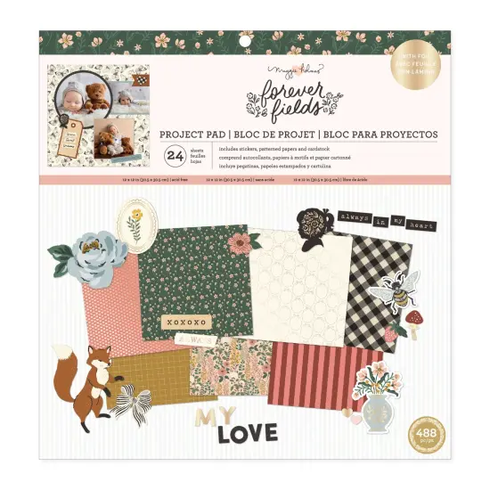 Maggie Holmes Forever Fields Project Pad 12"X12"-24 Sheets {1}