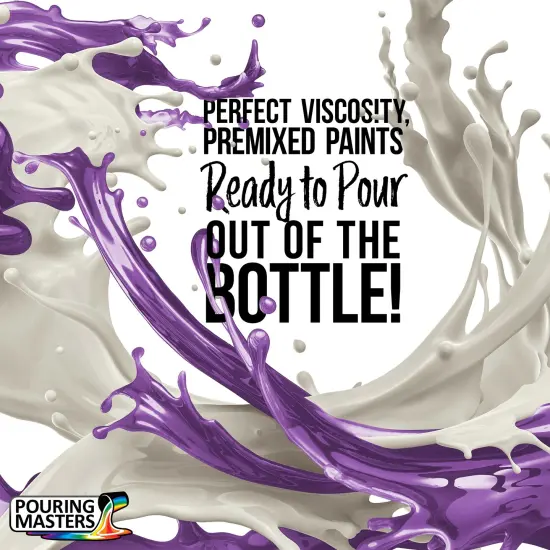Pouring Masters Grape Jelly Ready to Pour Acrylic Pouring Paint - Premium 8-Ounce Pre-Mixed Fluid Acrylic Paint - Fluid Art Supplies for Canvas, Wood, Paper, Tile & Rocks {2}