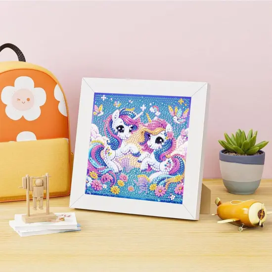 Cartoon Diamond Art Kits for Kids with Frame {3}