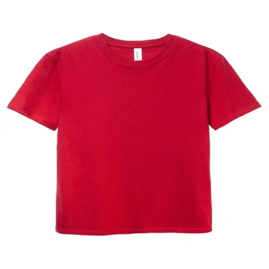 Threadfast Apparel&reg; Youth Ultimate CVC T-Shirt RED {1}