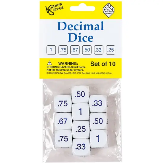 Decimal Dice, Set of 10 {1}