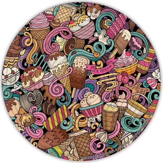 Spin Flip: Puzzle Ice Cream & Pizza- 14 Rings - 2-In-1: Double-Sided Puzzle, Spin-Flip-Solve, 360 Degress Of Puzzling, Fidget Toy, Adults & Kids 8+ {6}