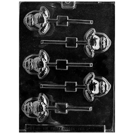 Small Flop Eared Bunny Lolly Chocolate Mold {1}