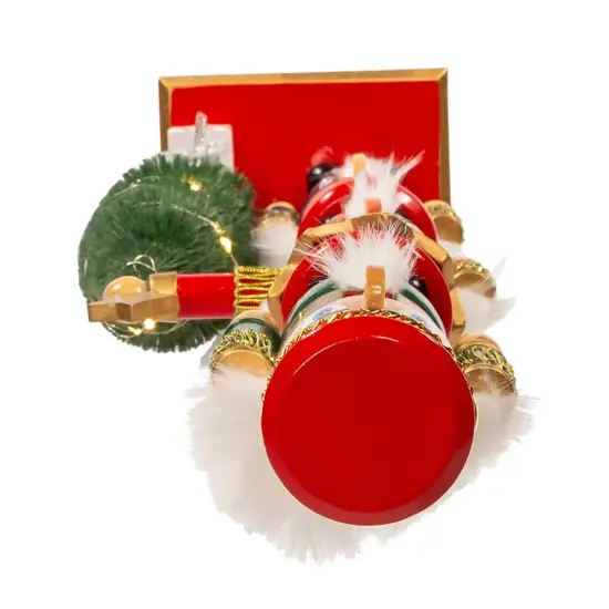 Kurt Adler 18-Inch Battery Operated Nutcracker with Light Up Tree {5}