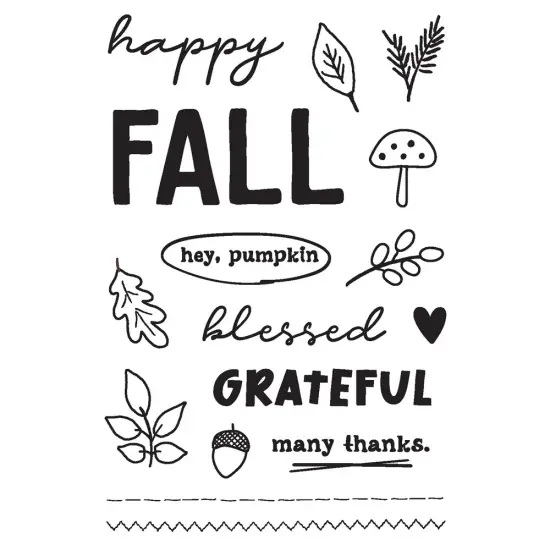 Cider & Donuts Clear Stamps-Photopolymer {3}