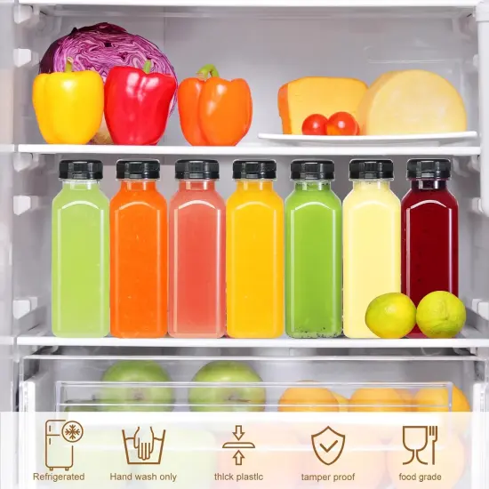 30pcs 10oz Empty Plastic Juice Bottles with Caps {5}