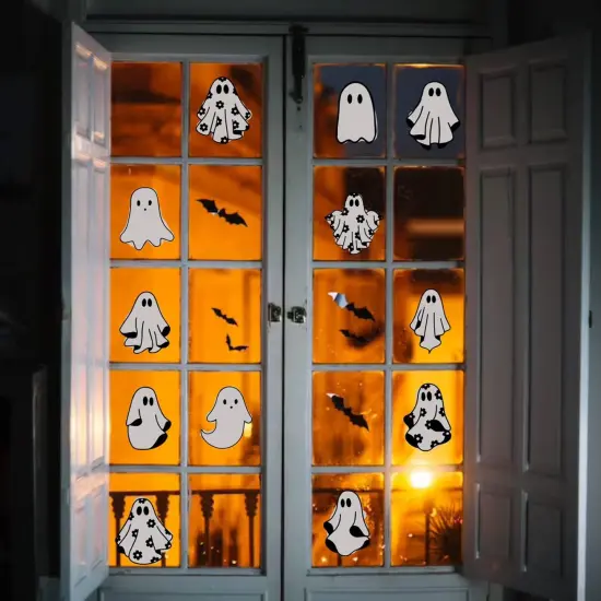 Ghost Halloween Stencils for Painting on Wood Shirts Holiday Cookie(45pcs 3in Ghost) {4}