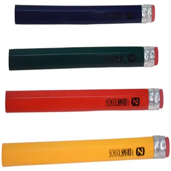 School Smart Traditional No 2 Pencils, Assorted Colors, Pack of 144 {4}