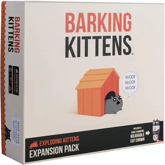 Exploding Kittens Barking Kittens Expansion Pack Party Game {1}