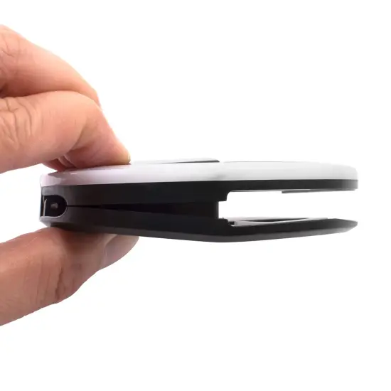 Insten Video Conference Lighting Kit For Cell Phone Laptop, LED Mini Ring Lights, Dimmable, Button Control, Black {6}