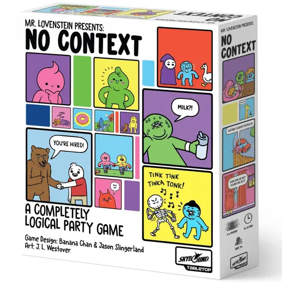 Mr. Lovenstein Presents: No Context - Skybound Games, A Completely Logical Webcomic Party Game, Ages 13+, 2-6 Players {1}