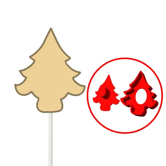 Tree Christmas Cake pop mold {1}