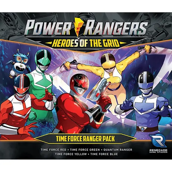 Power Rangers Heroes of the Grid: Time Force Ranger Pack - Expansion to Heroes of the Grid. 2-5 Players, Ages 14+, 45-60 Min Game Play {6}