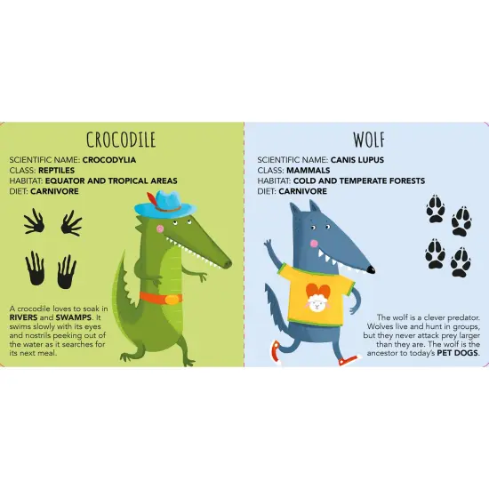 Sassi: Edu-Blocks - Animals - 10 Stacking Cubes & Booklet Set, Nature-Colored Tracks-Shapes-Numbers-Animals, Learn & Play Education, Kids-Toddlers 2+ {7}