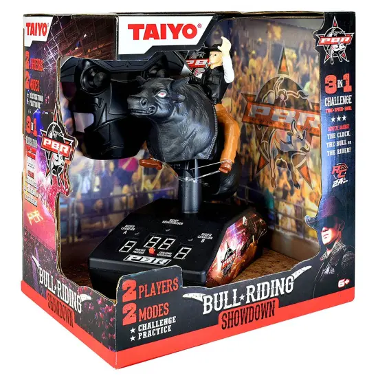 Taiyo: PBR - Bull Riding Showdown - Radio Controlled Realistic Riding Simulation, 2 Game Modes: Challenge & Practice, Cowboy & Bull Figure, Licensed {3}