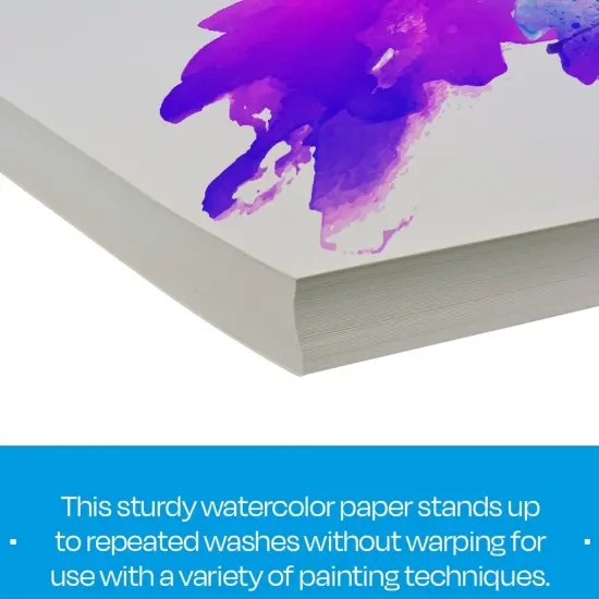 Sax Halifax Cold Press Watercolor Paper, 22 x 30 Inches, 90 lb, White, 100 Sheets {6}