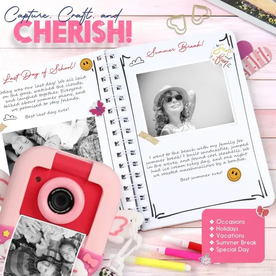 Photomaker Kit - Instant Print Camera & DIY Journal Kit &ndash; 150 Pcs (Unicorn) {2}