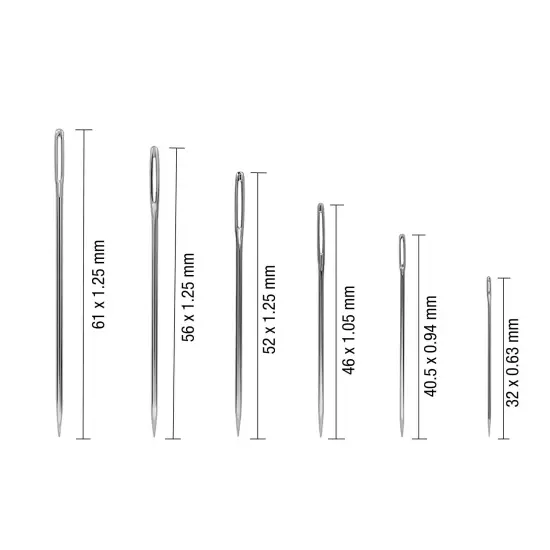 SINGER Large Eye Hand Needles-50/Pkg {5}