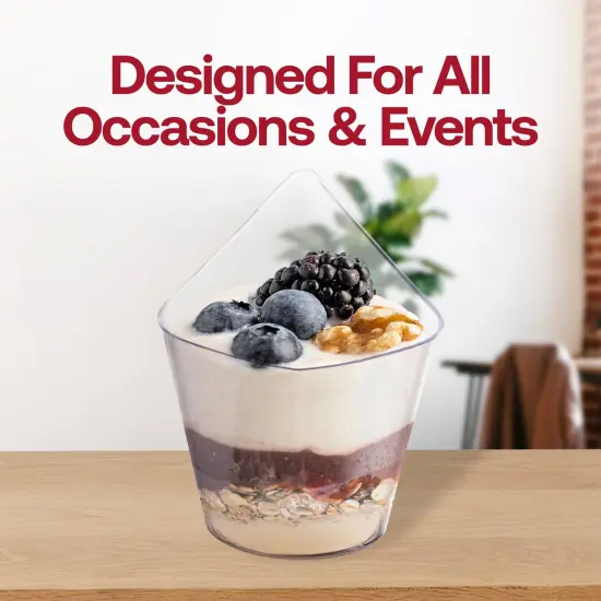 Clear Teardrop Disposable Plastic Cups - 4 oz. (288 Cups) {6}