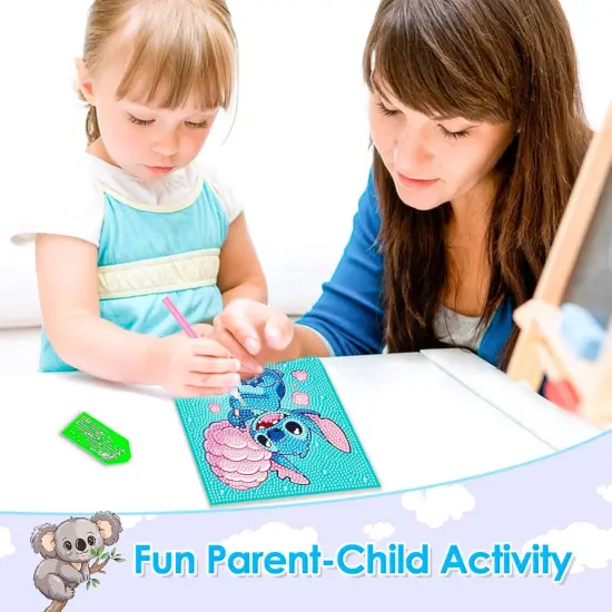 Diamond Art Kits for Kids - Crafts for Girls 8-12 - Diamond Art Painting with Wooden Frame {5}