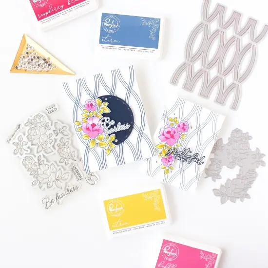 Pinkfresh Studio Press Plate-Be Fearless {4}