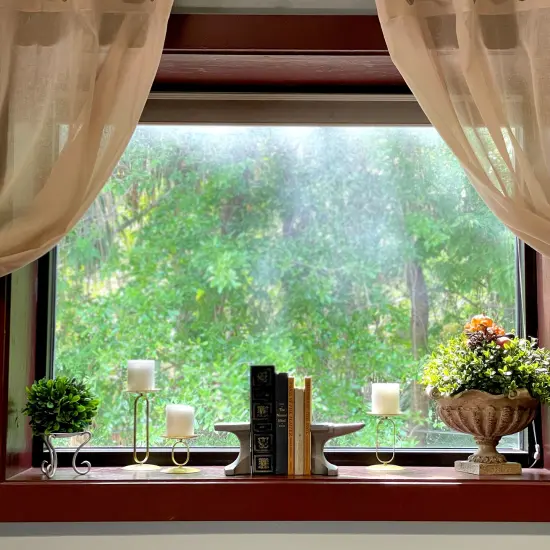 Cast Iron Anvil Bookends Set of 2 with Smooth Flat Top - 8" L Book Holders {7}