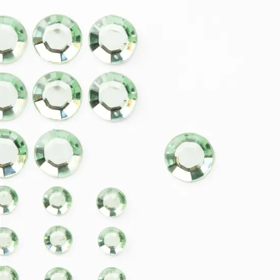 CousinDIY Adhesive Rhinestones 60/Pkg-Green {6}