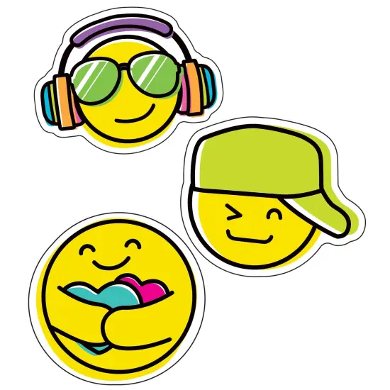 Kind Vibes Smiley Faces Cut-Outs, Pack of 36 {1}