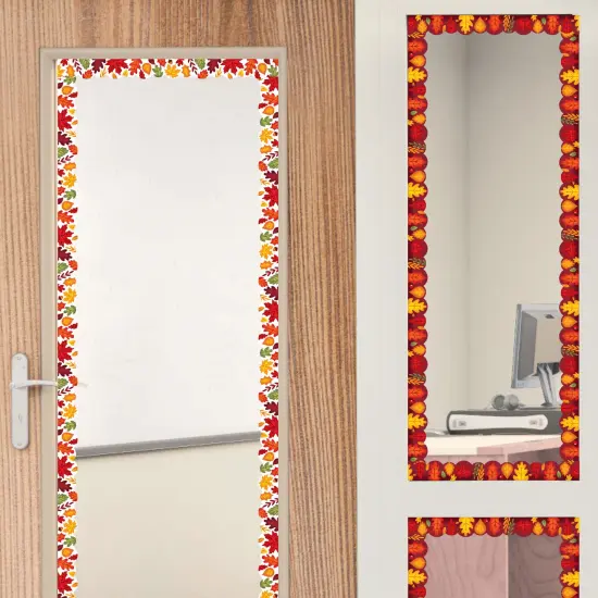 Big Dot of Happiness Fall Leaves - Scalloped Classroom Decor - Bulletin Board Borders - 51 Feet {5}