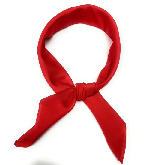 Pack of 3 Solid Ribbon Scarves, Head Neck Pocket Square Scarf {1}