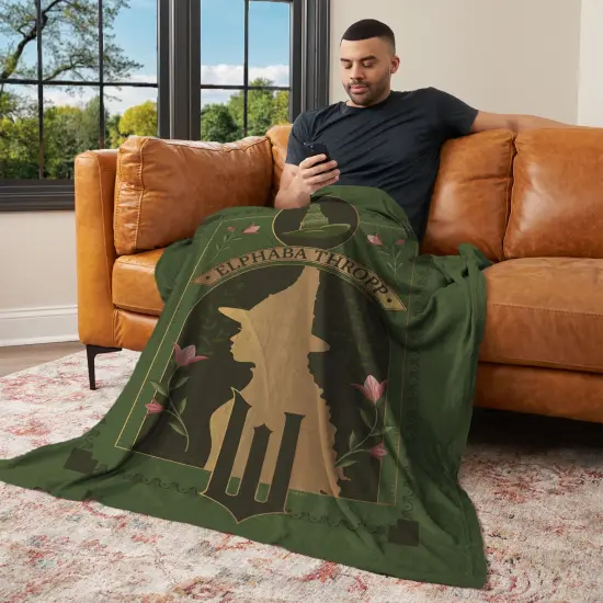 Universal Wicked Silk Touch Throw Blanket Elphaba Thropp {3}