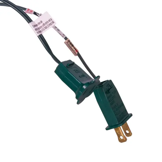 Kurt Adler 7-Light Silver Glitter Diamond Bubble Light Set {3}