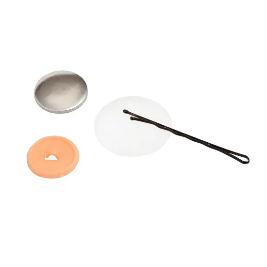 We R Button Press Bobby Pin Backers-Makes 5 {2}
