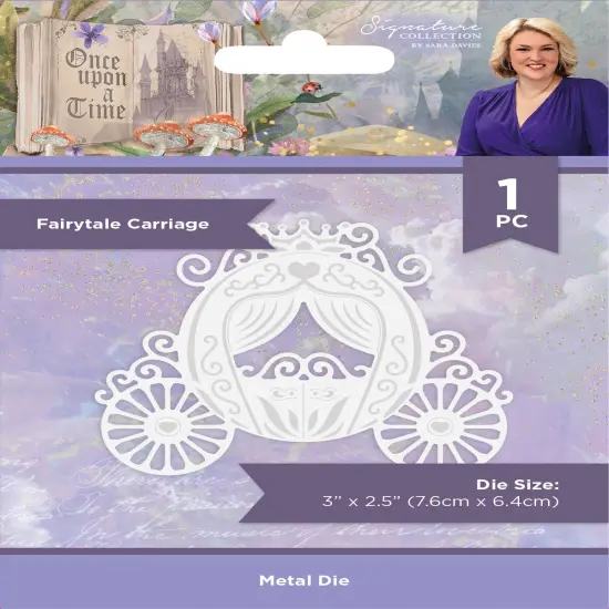Sara Signature Once Upon A Time Metal Die-Fairytale Carriage {1}